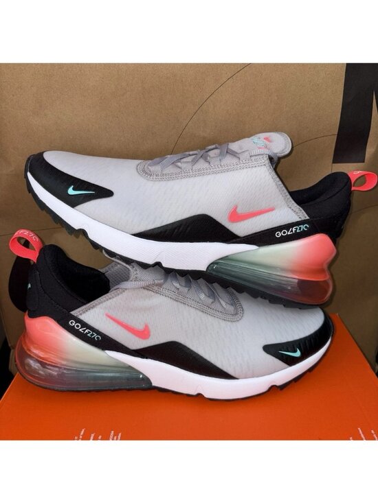 NEW Nike Air Max 270 G Golf CK6483-024 Atmosphere Grey Hot Punch Men Size 10 main image 5